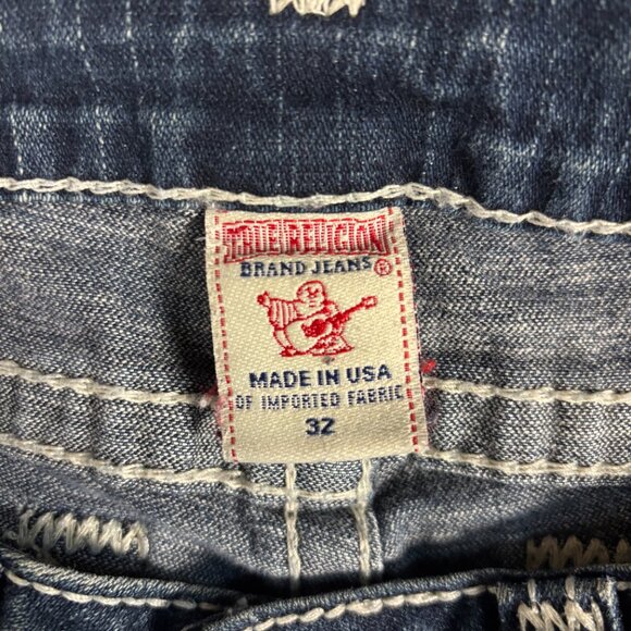 True Religion Stella Big T Skinny Jeans – Low Rise – Blue Denim - Picture 7 of 12